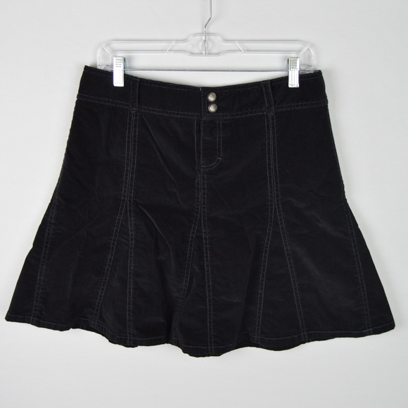 Athleta Petites 10P Black Whenever Corduroy Skirt - Picture 2 of 8